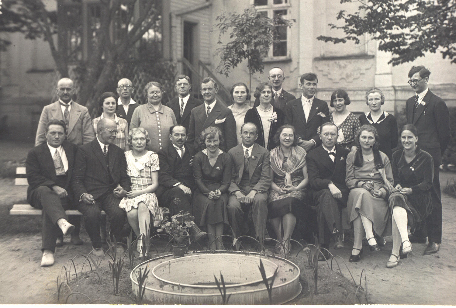 Fotoalbum.Foto  Võru Õpetajate Seminari õpetajad 7. juunil 1930.a.