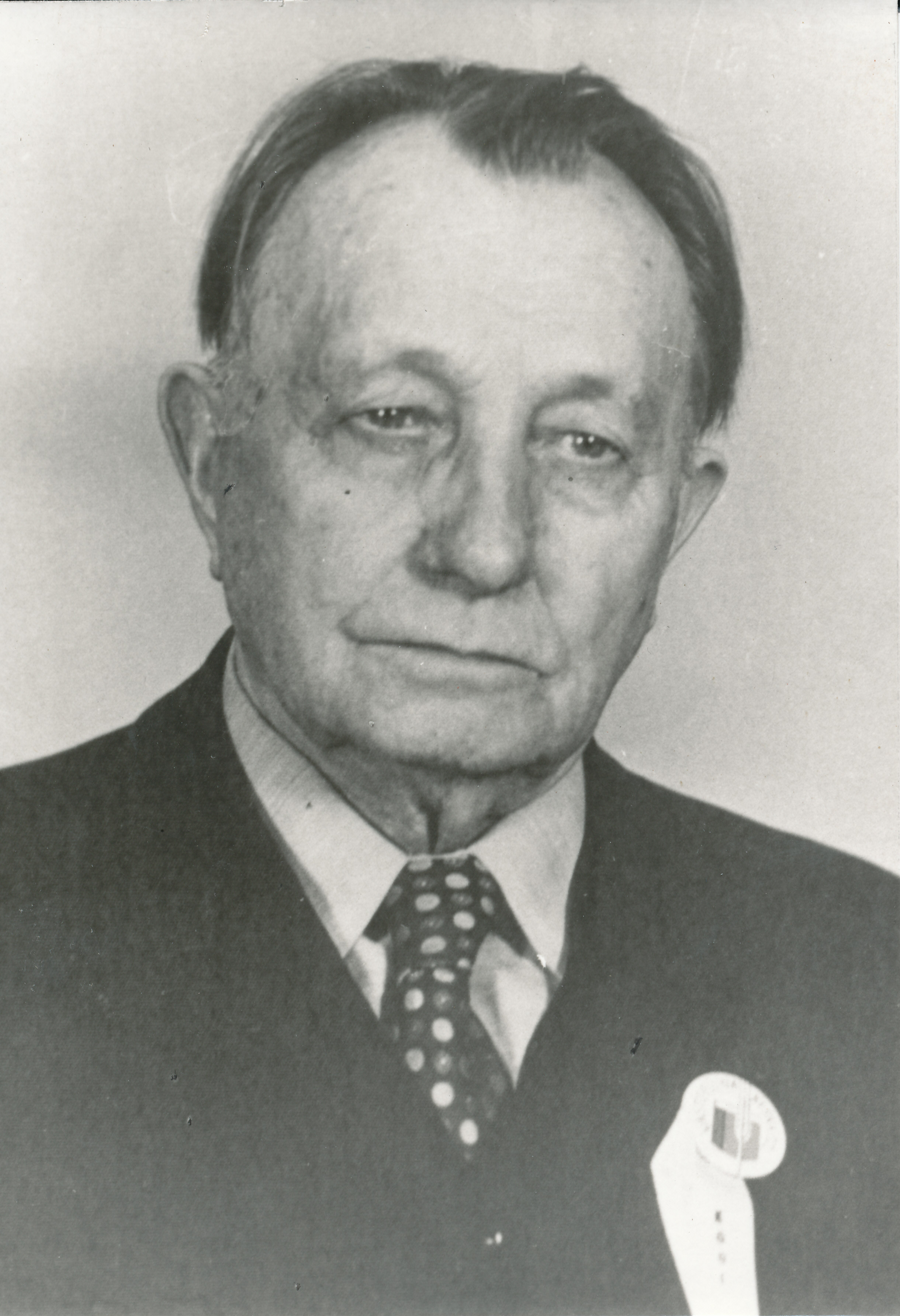 Foto.  Saarniit, Johannes - kooliõpetaja ( 5.märts 1898- 2.juuni 1995.a.)