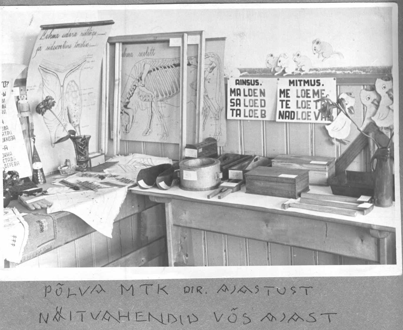Fotoalbum. Fotol näitvahendite väljapanek VÕS-is 1925.a.