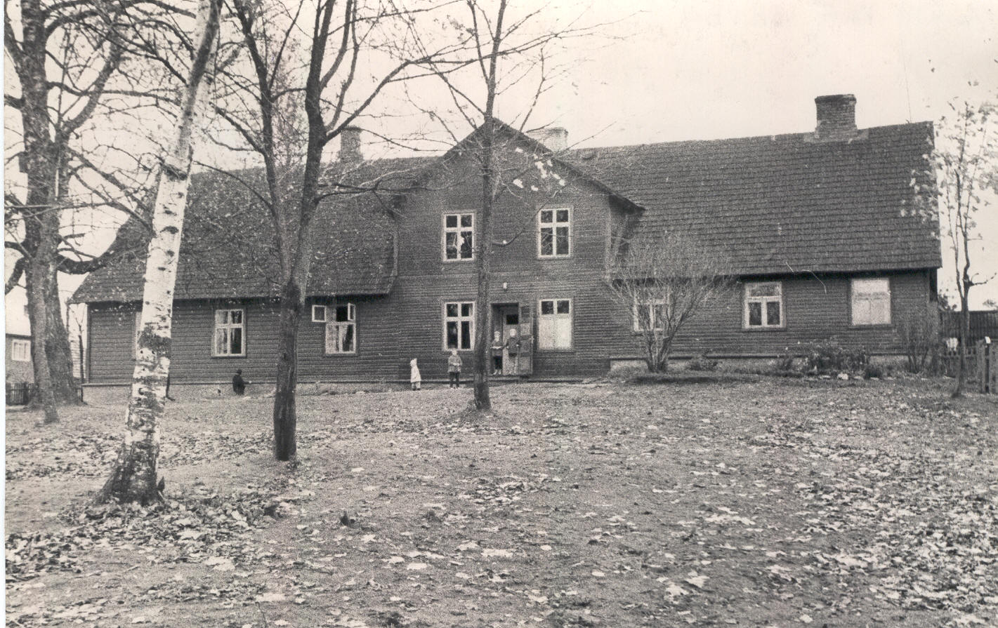 Foto. Endine Vastseliina vallamaja, valla administratiivkeskus kuni maakonna rajoniseerimiseni 1950.a.