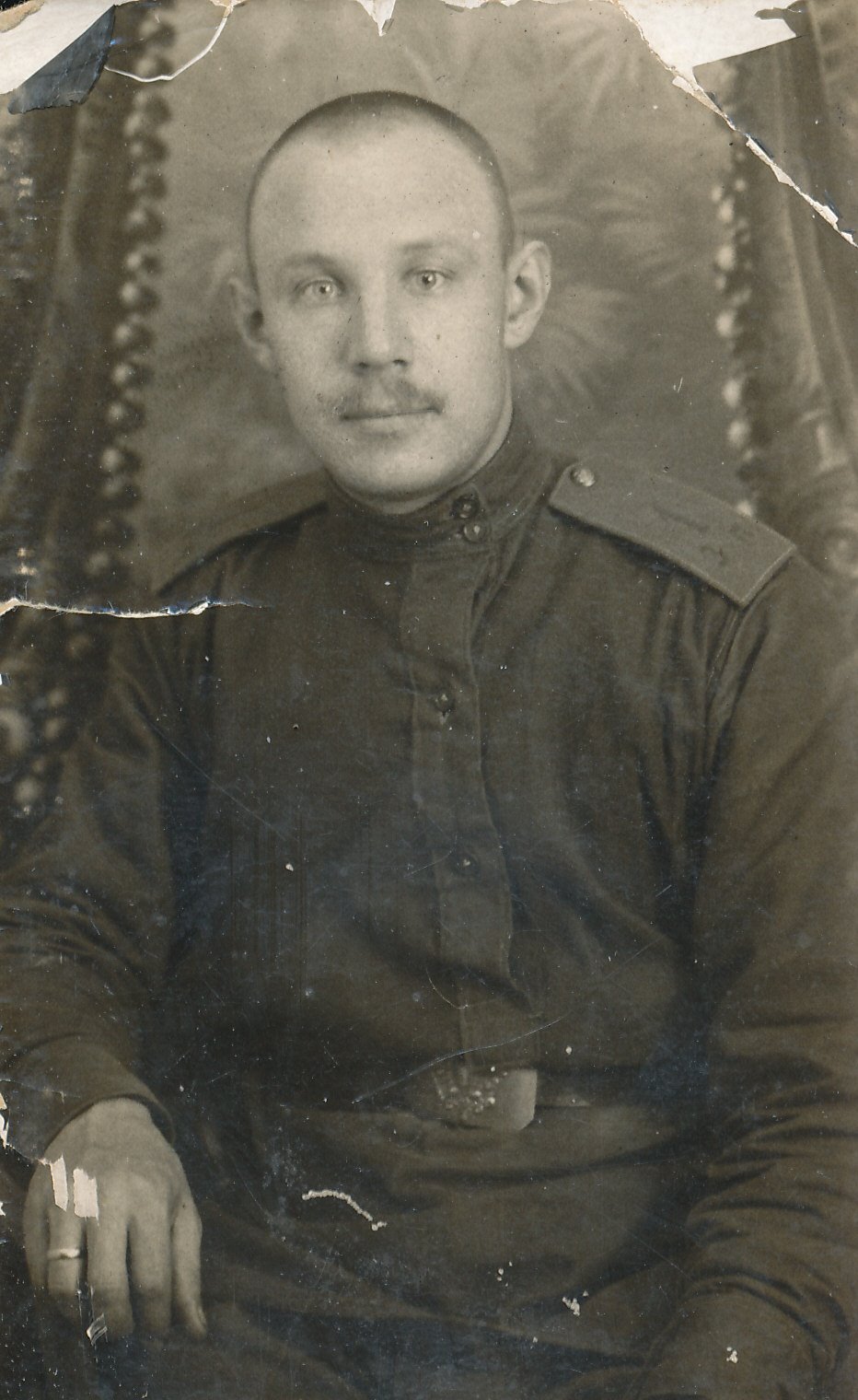 Foto. Reimann, Peeter Jaani poeg sõdurina 1910.a. paiku.