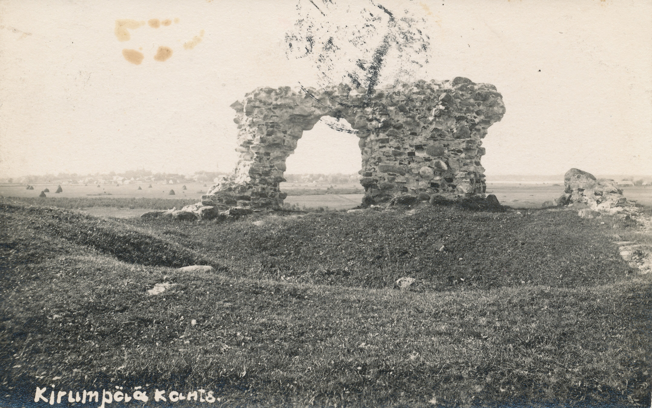 Fotopostkaart. Kirumpää kants. 1926.