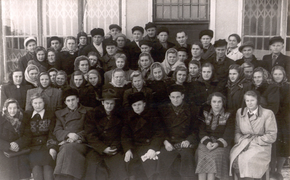Foto. Võru rajooni komsomoliaktivistid.
