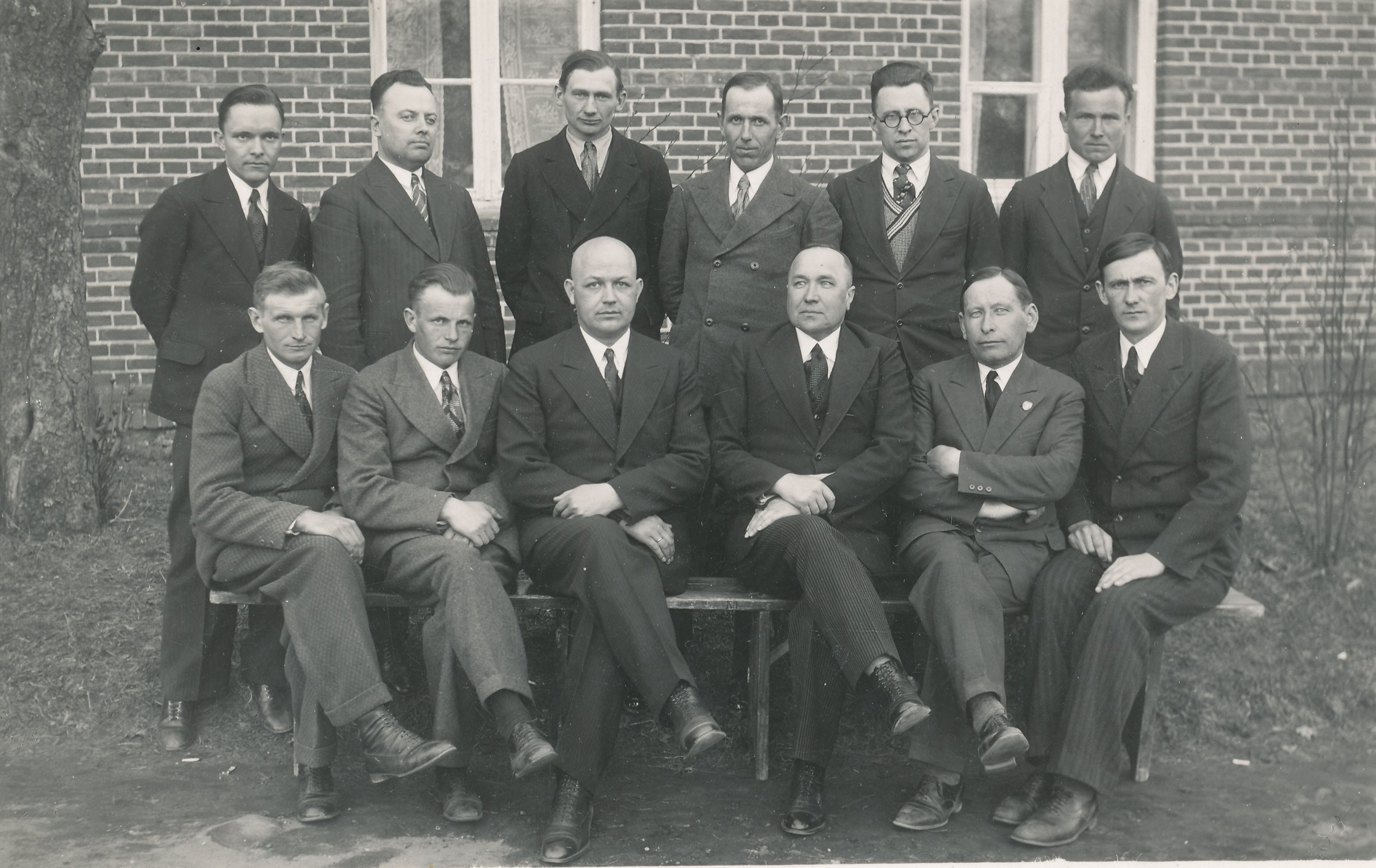 Fotopostkaart. Rõuge Seltside Liidu juhatus.