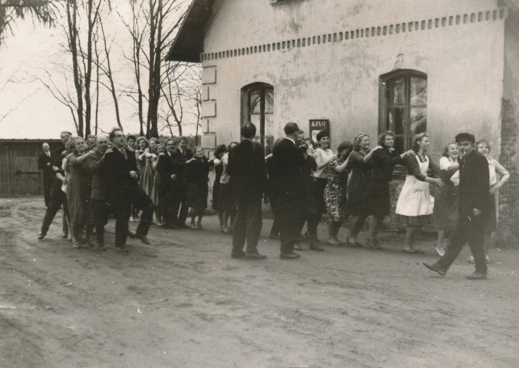 Foto. Loosi mõisahoone (detail). 1964.