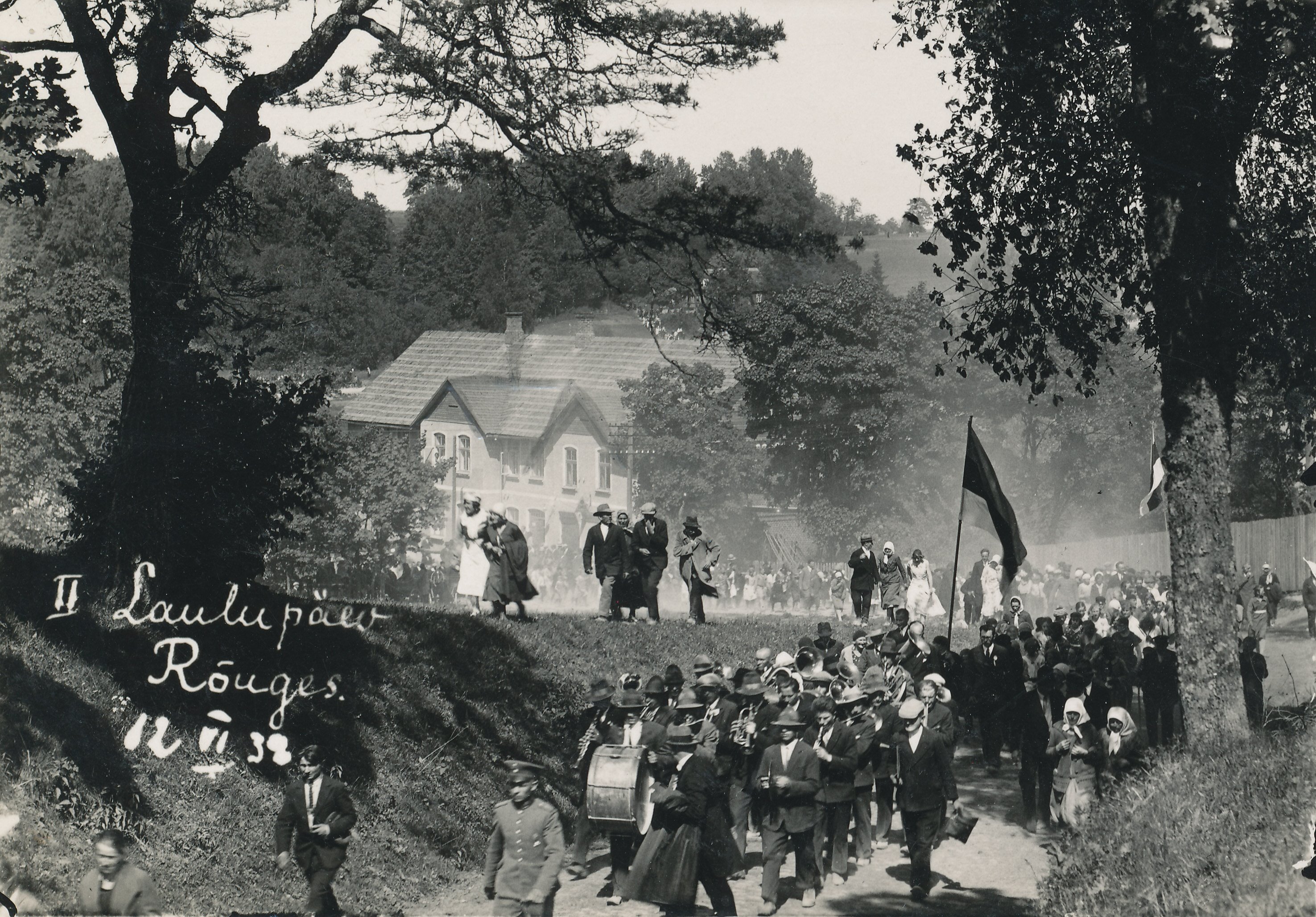 Foto. Teine laulupäev Rõuges 12. juunil 1932.a.