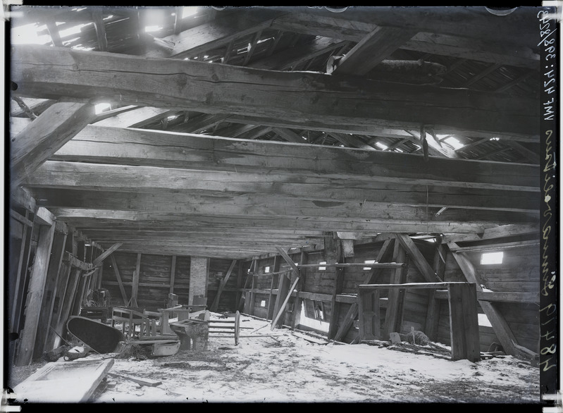 fotonegatiiv, Viljandi, pööning 1927 foto J.Riet