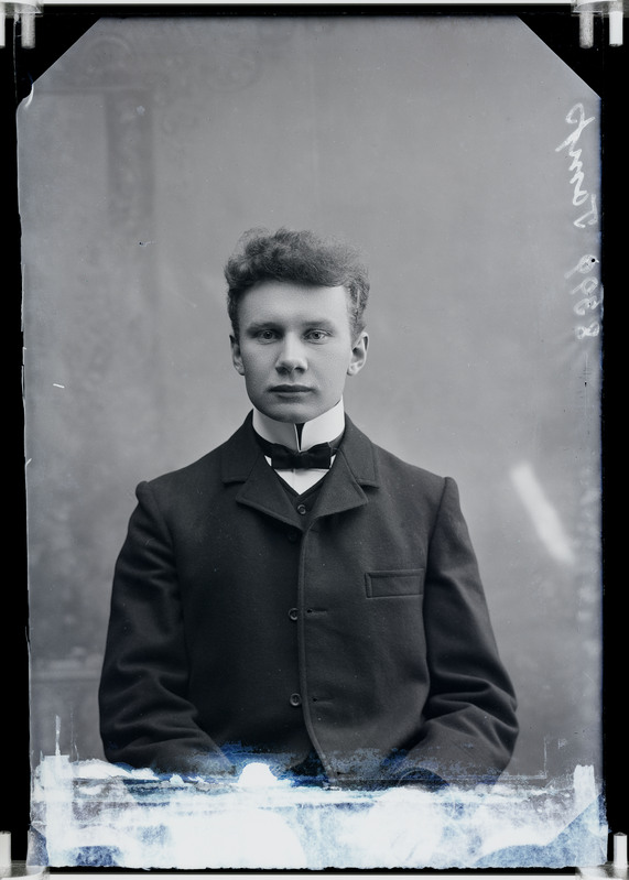 klaasnegatiiv, Tomp, mees, 1908