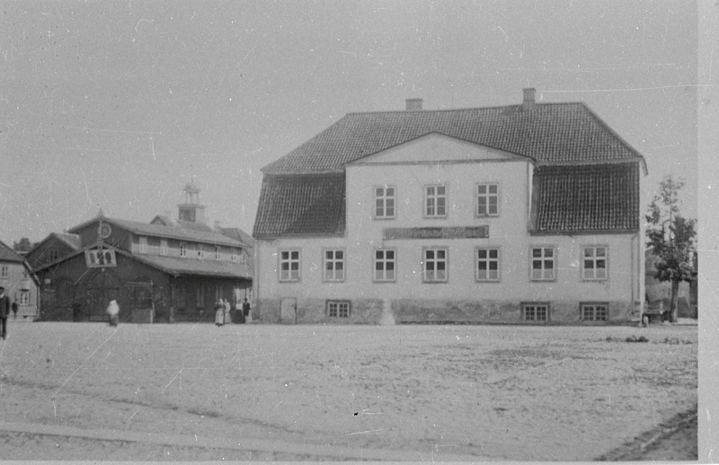 negatiiv, koopia fotost, Viljandi Linnakool, enne 1890