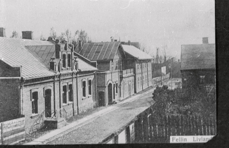 negatiiv, koopia fotost, Projekti (Eha) tn, Viljandi, u 1905