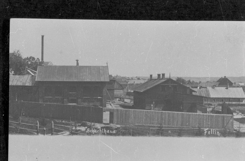 negatiiv, koopia fotost, Viljandi, tapamaja, u 1905