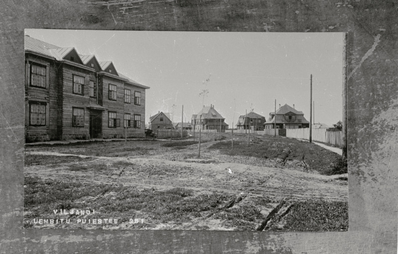 negatiiv, koopia fotost, Viljandi, Lembitu (A. Maramaa) pst, u 1928