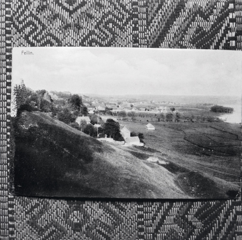 negatiiv, Viljandi, vaade linnale II Kirsimäelt, 1910ndad