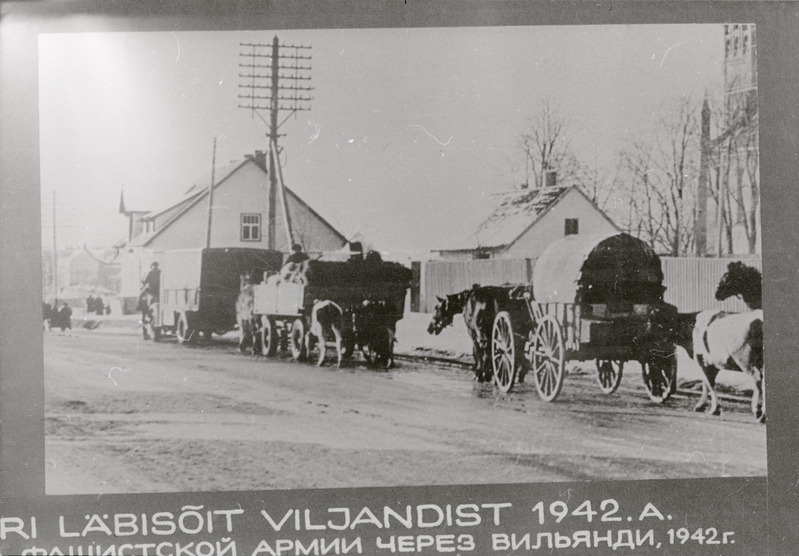negatiiv, Viljandi, Saksa moonavoor, 1942