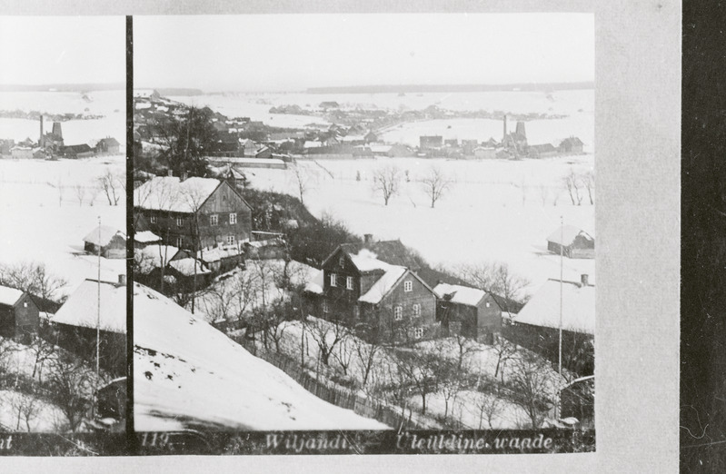 negatiiv, Viljandi üldvaade, 1905