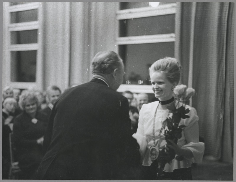 foto, Viljandi, Porvoo ja Sakala meeskoor, kontsert, 1971, foto E. Veliste