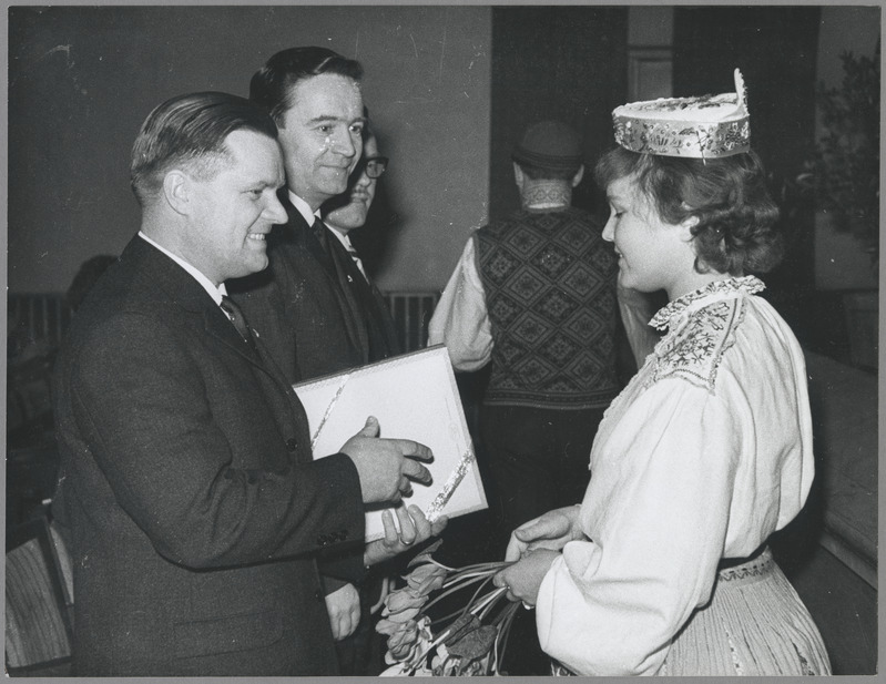 foto, Viljandi, Porvoo külalised, 1962, foto E. Veliste