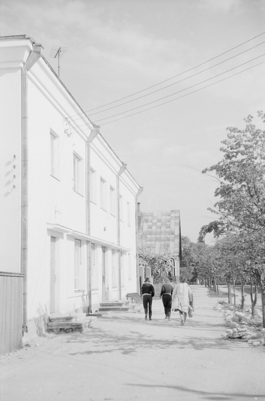 fotonegatiiv, Viljandimaa, Suure-Jaani, Pärnu tn, 1966, foto A. Kiisla