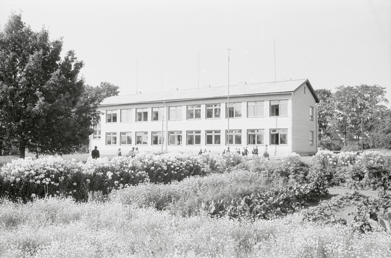 negatiiv, Viljandimaa, Kirivere koolimaja 1965 F A.Kiisla