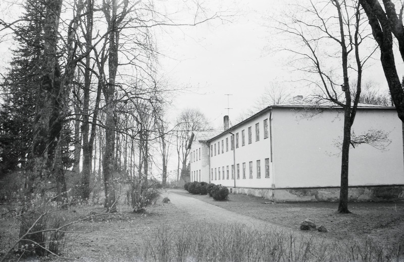 negatiiv, Viljandimaa, Sürgavere koolimaja 1965 F A.Kiisla
