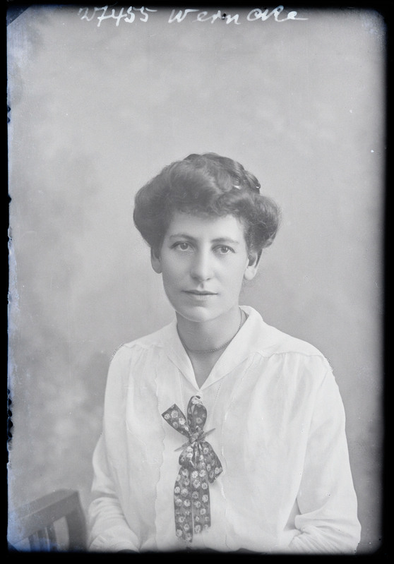 negatiiv Pia Ida Antonietta Werncke, aiandushuviline (kiviktaimlas üle 300 taime), foto J. Riet, neg 27455, 29.08.1918
