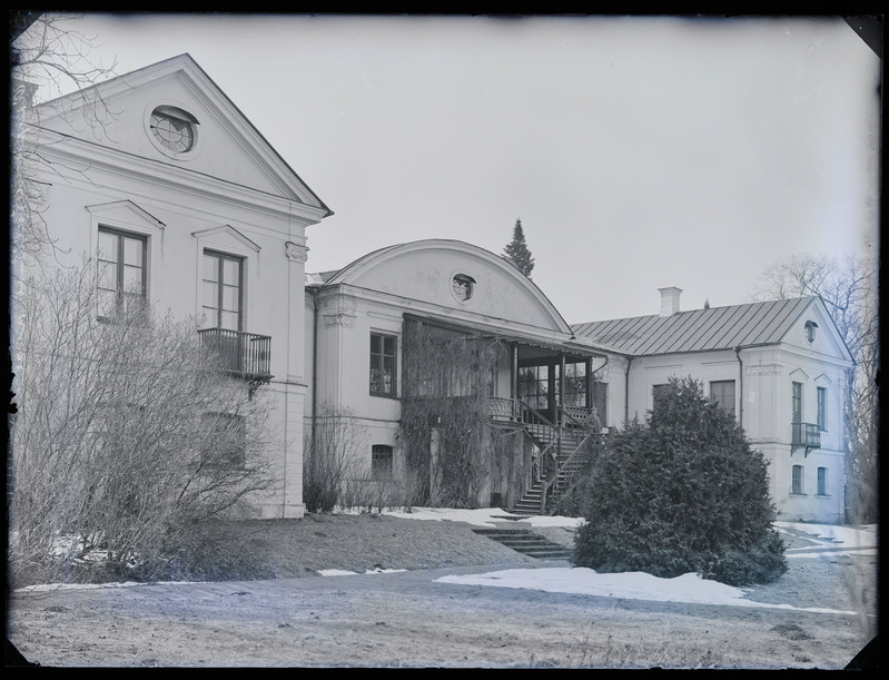 negatiiv Paistu khk Õisu Piimaasjanduse kool (piimanduskool), foto J. Riet, neg 42720, 1924