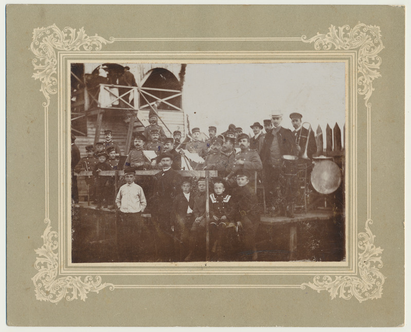 foto Viljandi tuletõrje orkester, hipodroom u 1910