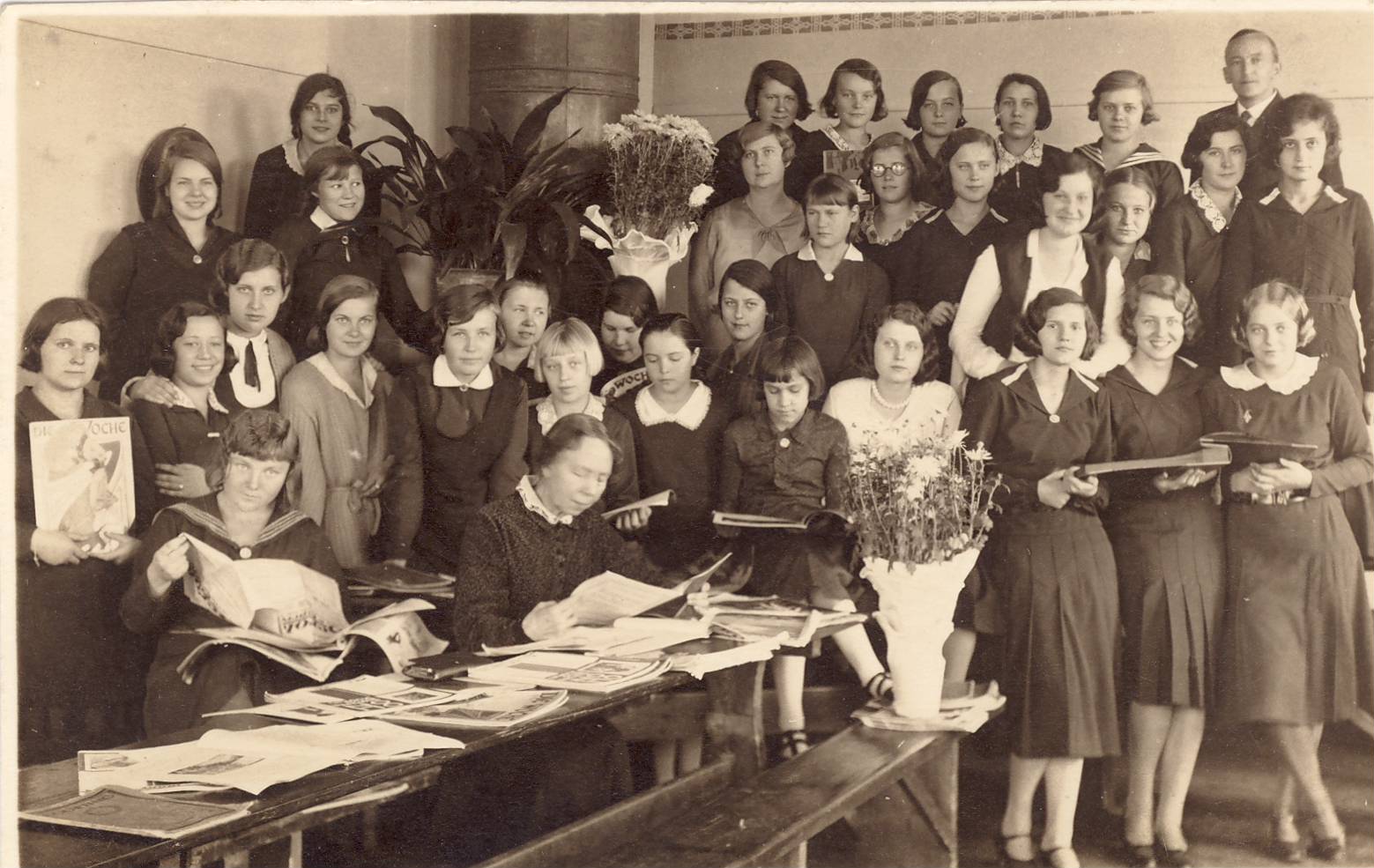 Lugemislaua avamine Valga Tütarlaste Gümnaasiumis