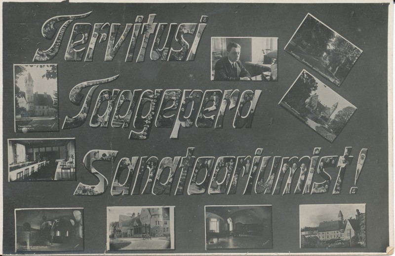 Fotomontaaž: Tervitusi Taagepera sanatooriumist
