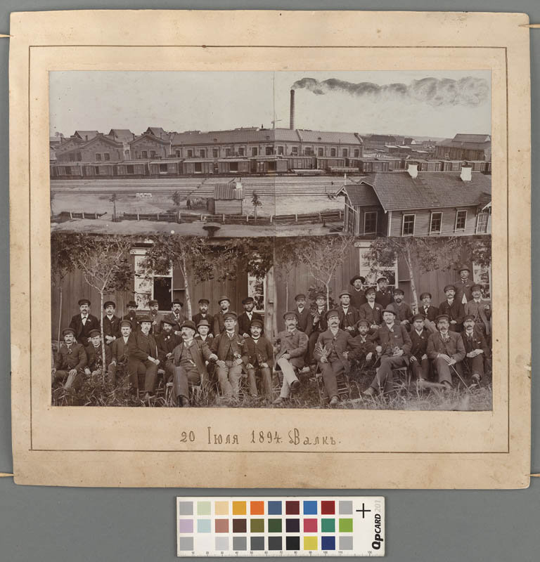 Valga raudteetöökodade tislerid, vaade töökodadele