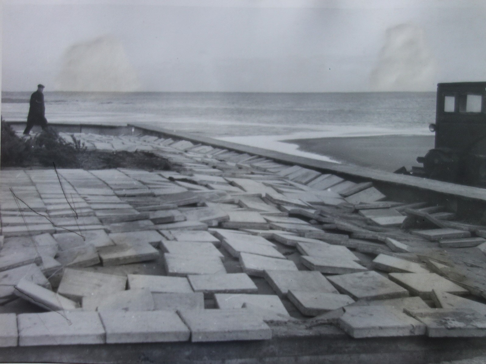 Pärnu, veetorm rannas 1970.a.