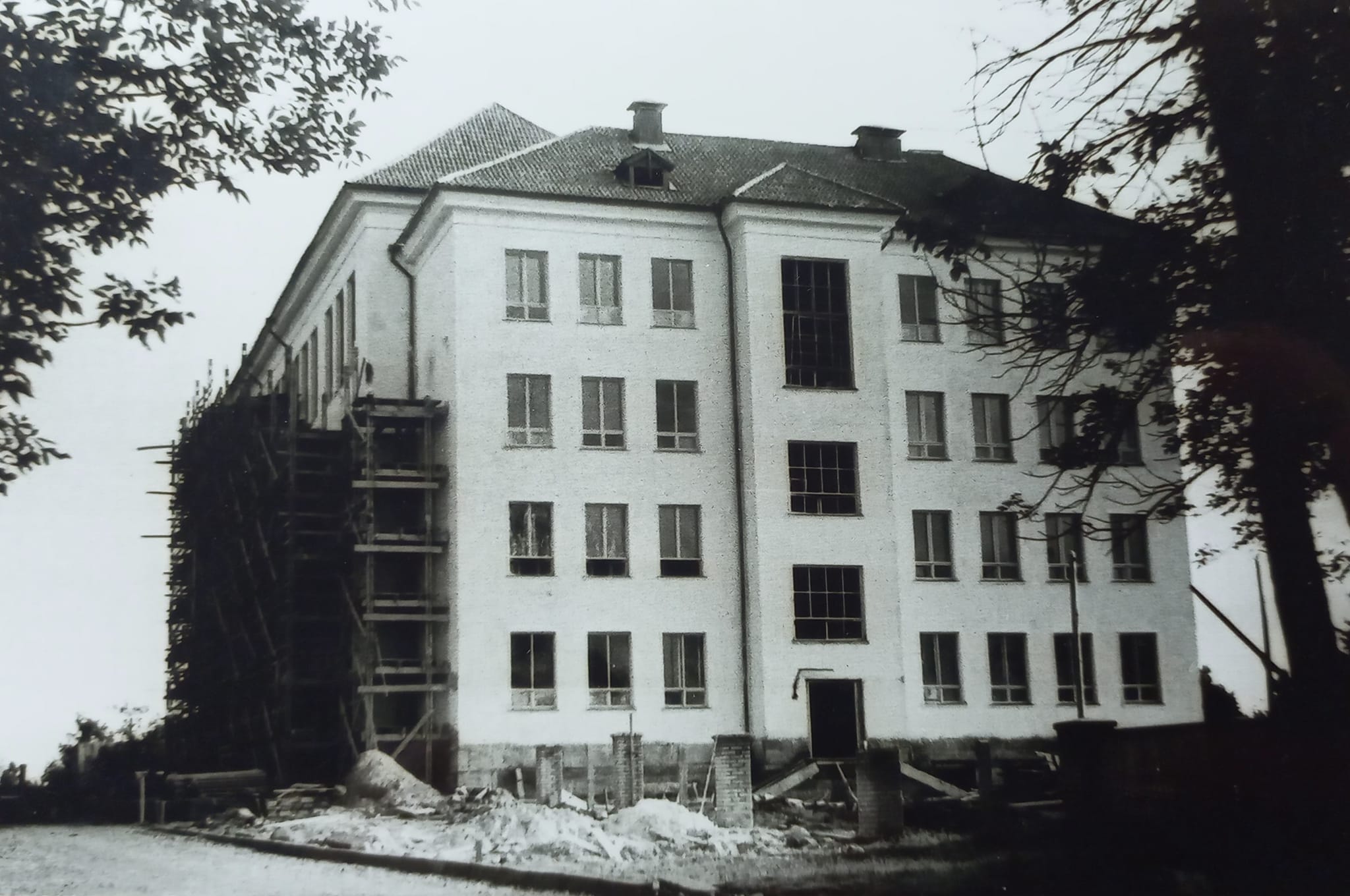 Pärnu "IV keskooli" ehitus. 1958/59.a.
