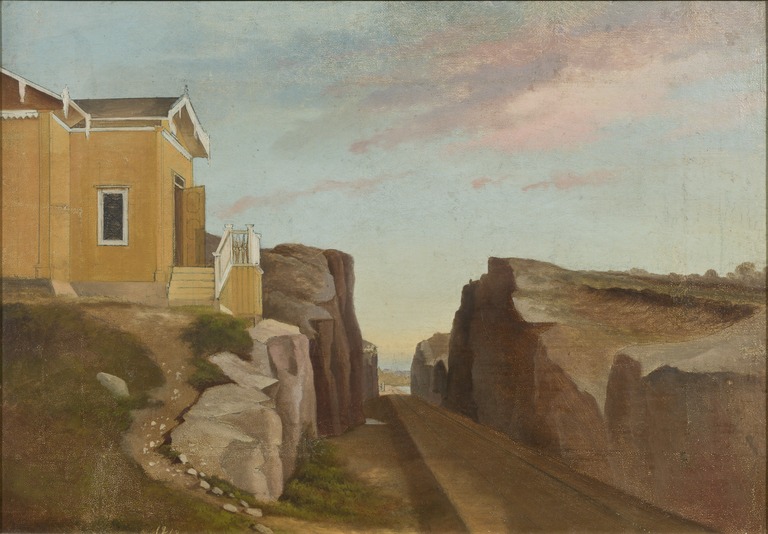 Ratavartijan talo; maalaus