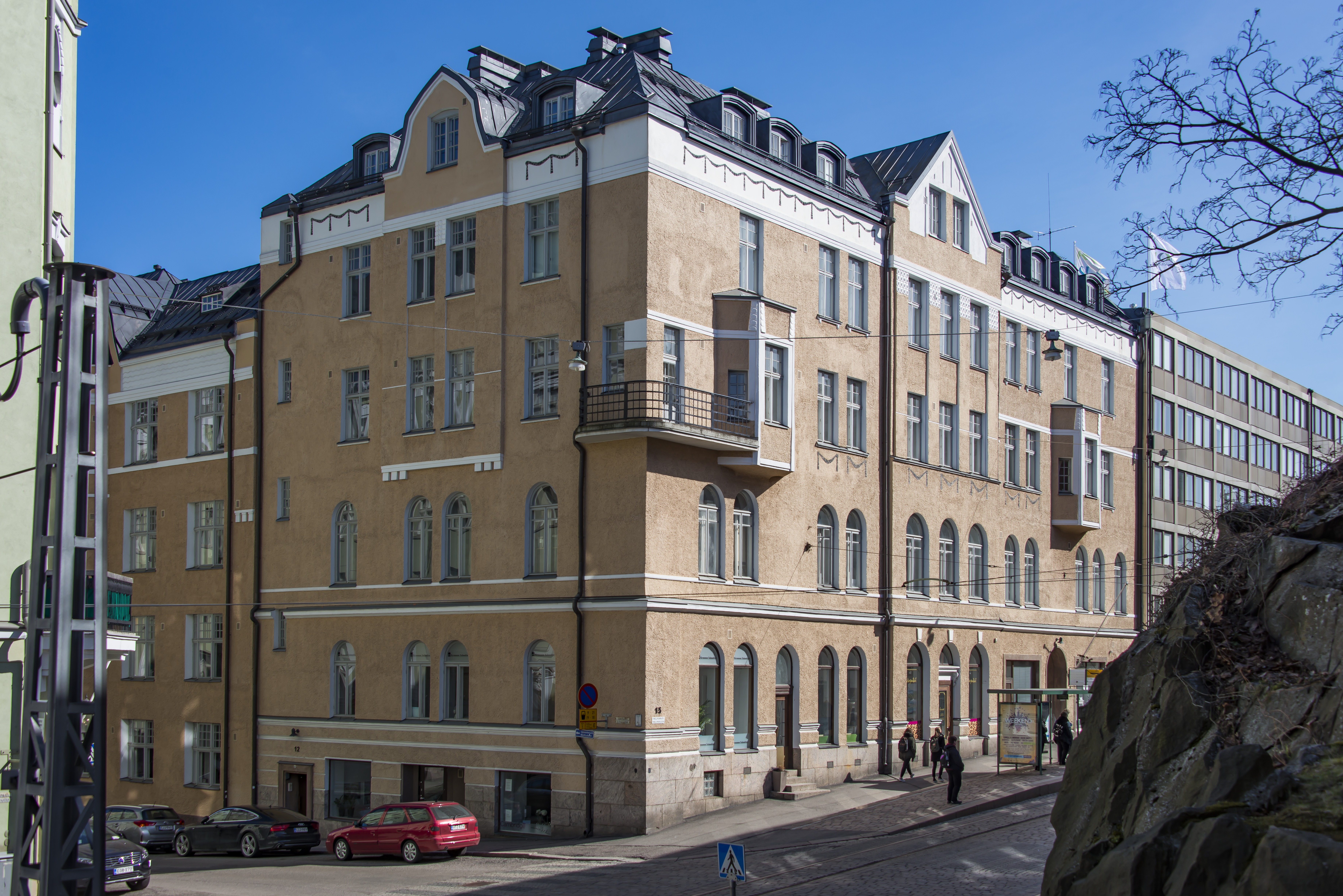 Snellmaninkatu 15. Richard Willmanin suunnittelema rakennus. Rakennusvuosi 1907.