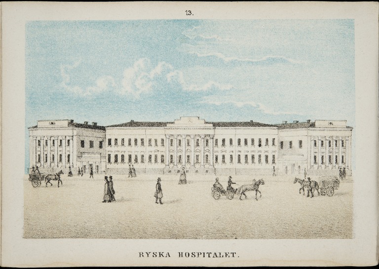 Venäläinen sotilassairaala; grafiikka