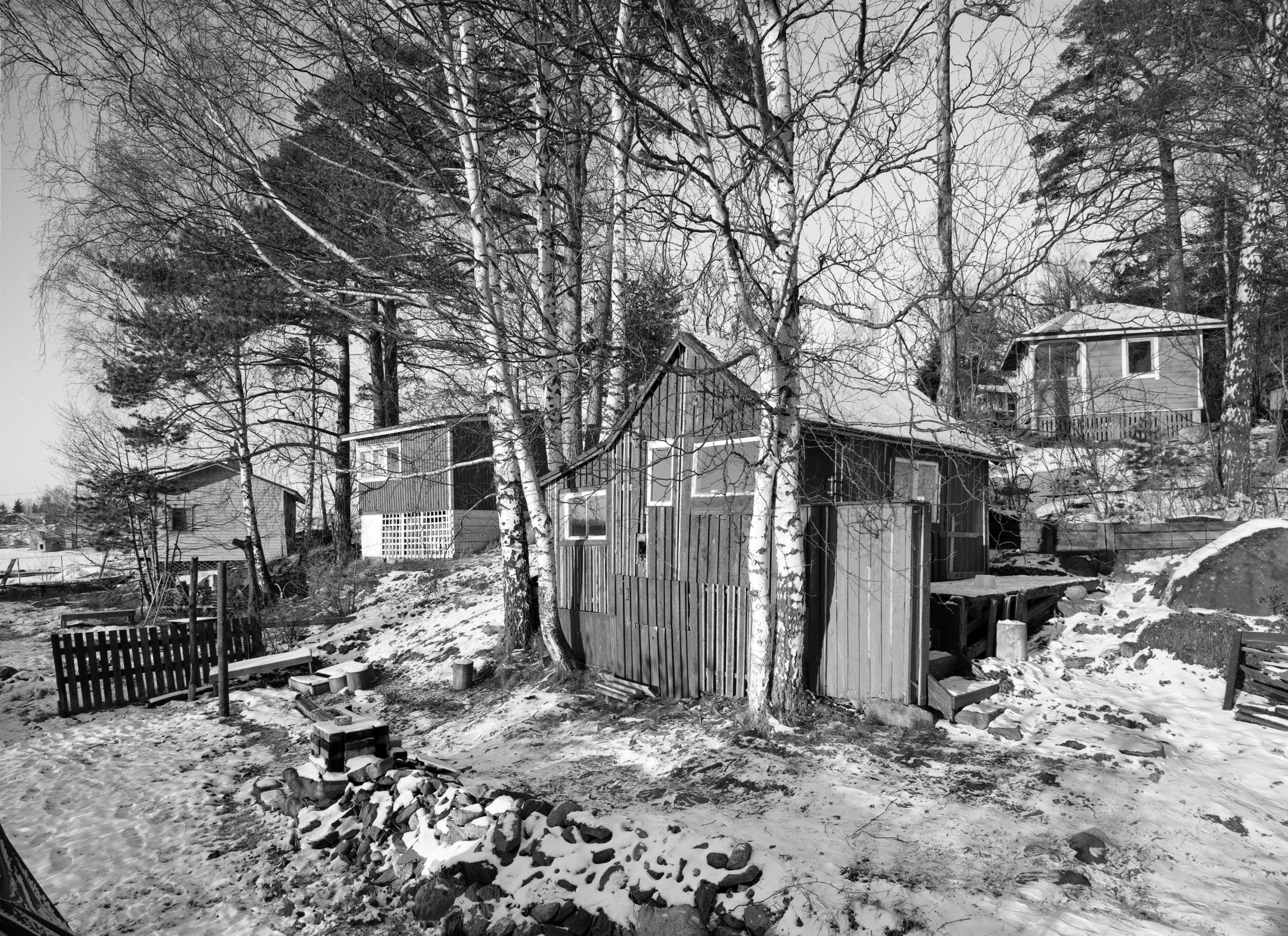 Tuorinniemen mökkikylä.