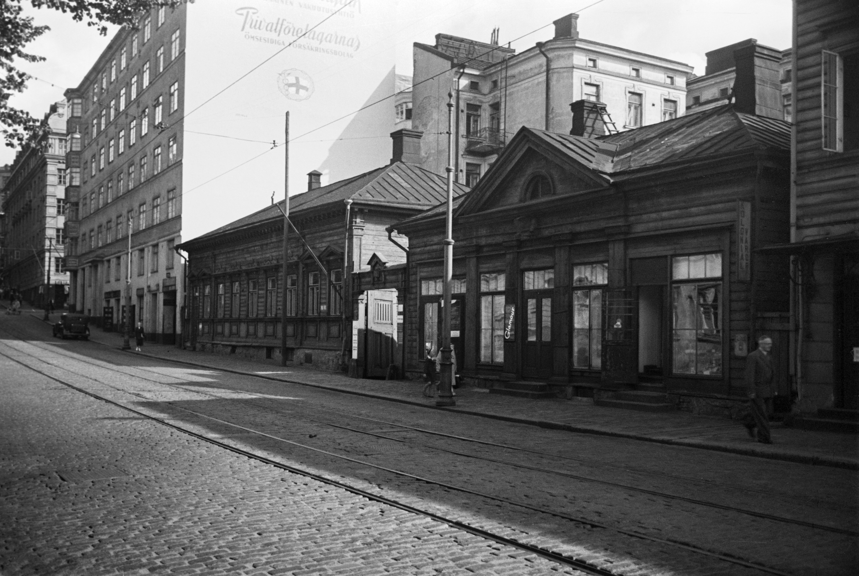 Puutaloja Kruununhaassa. Snellmaninkatu 23.