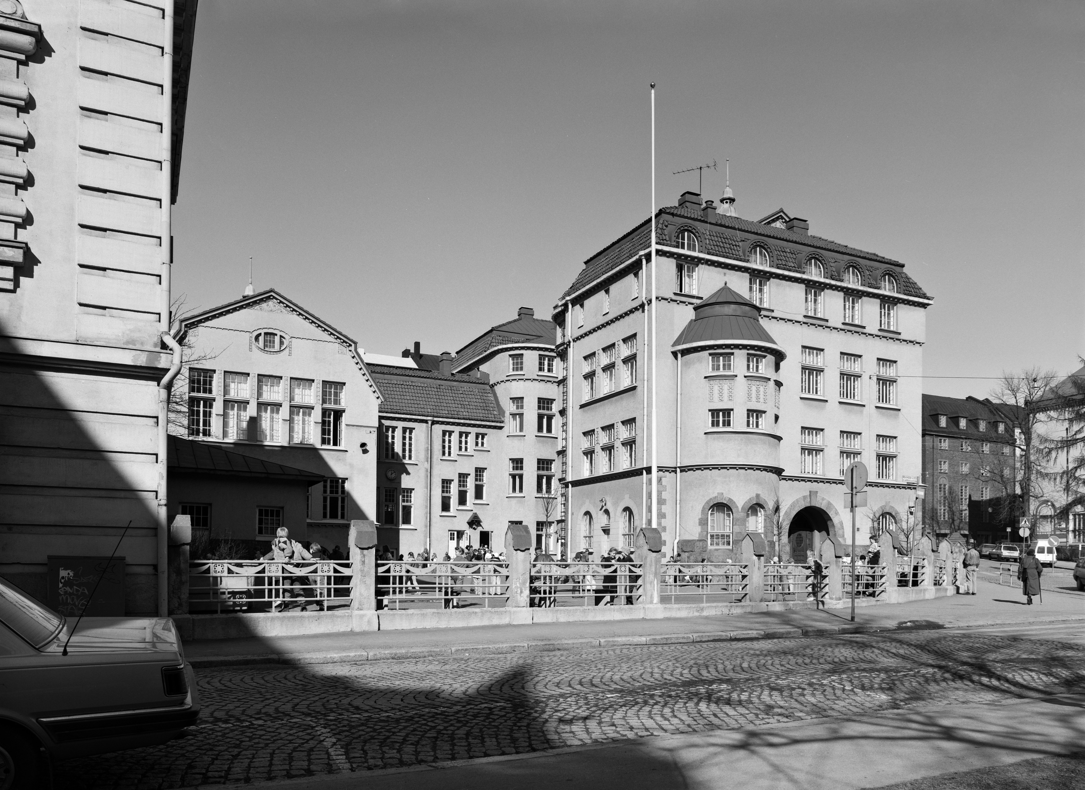 Cygnaeuksen koulu, Cygnaeus lågstadiet. Rakennettu 1909-1912, arkkitehti Karl Hård af Segerstad.