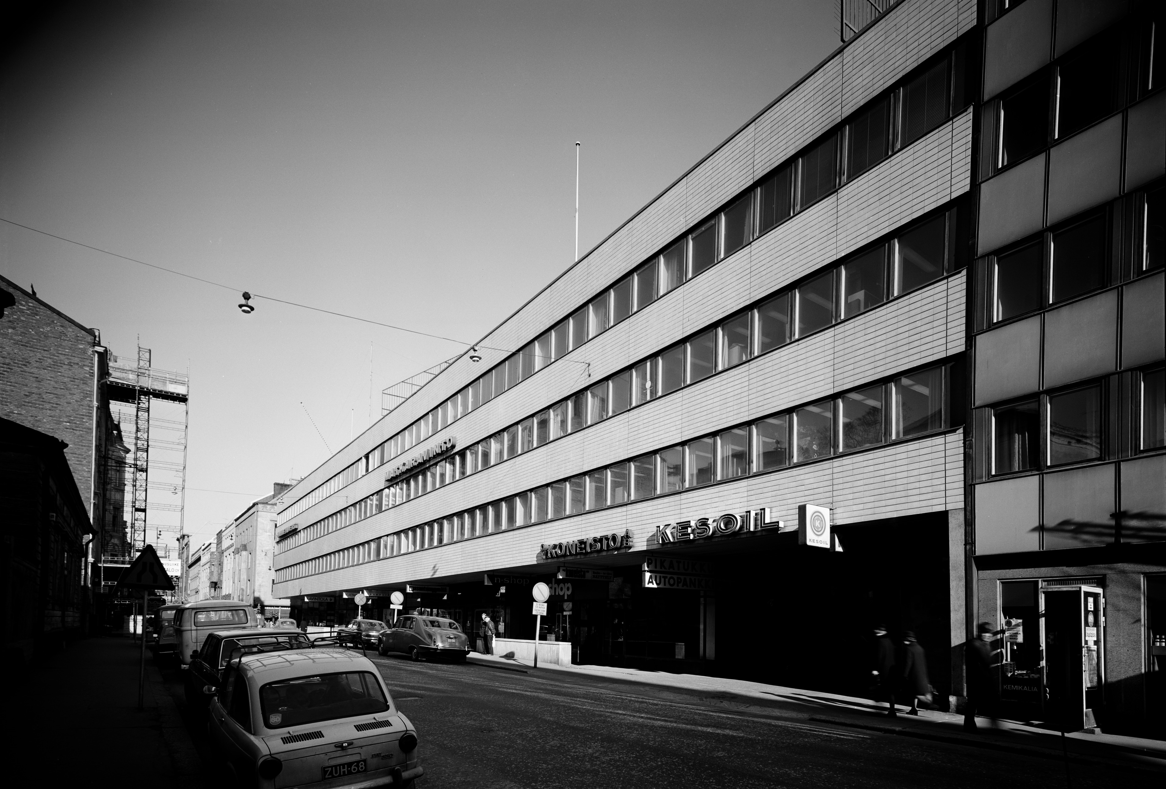 Uudenmaankatu 16. Rakennettu 1968, arkkitehti Olli Parviainen.