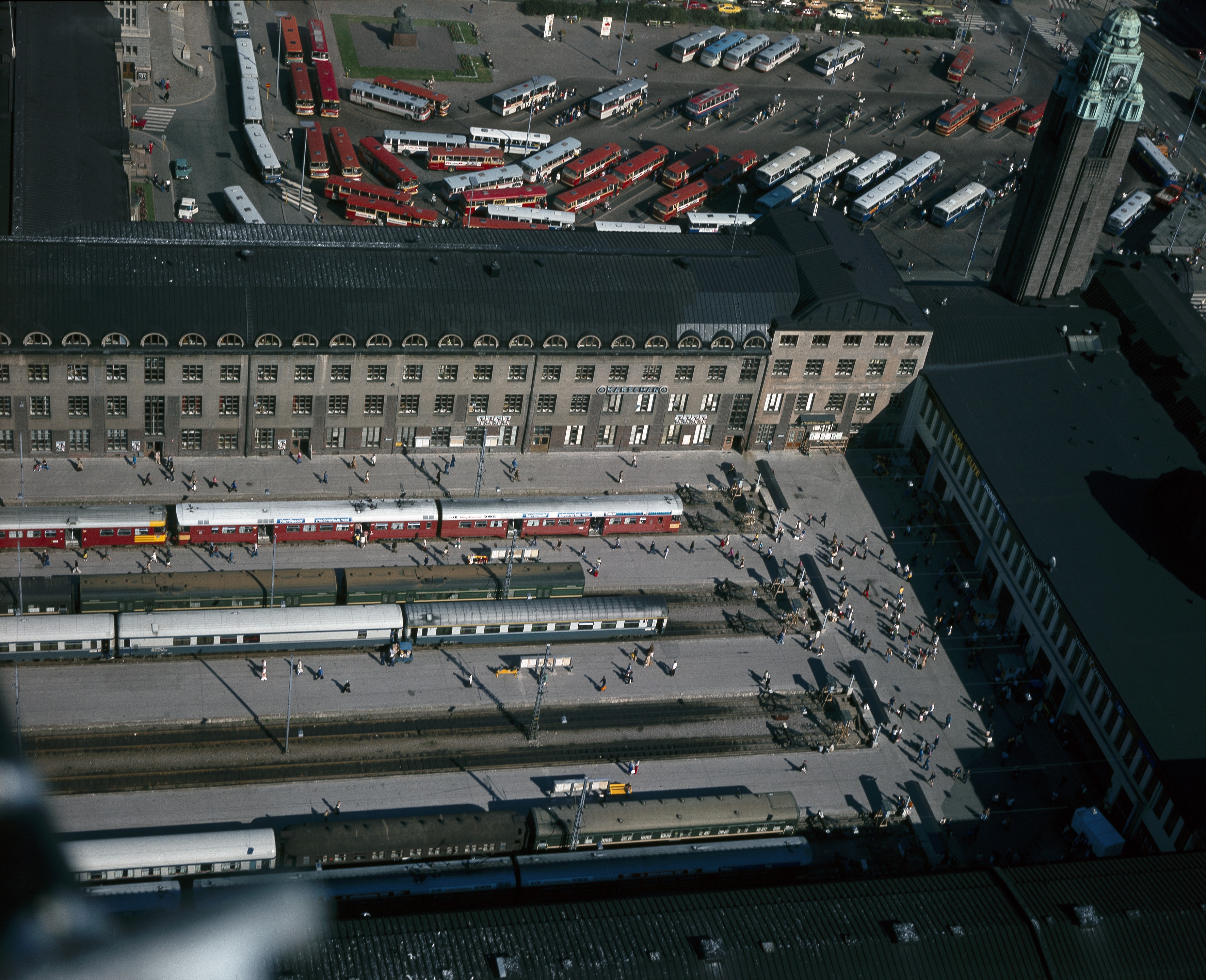 Helsingin rautatieasema.