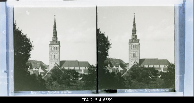 Vaade Niguliste kirikule.