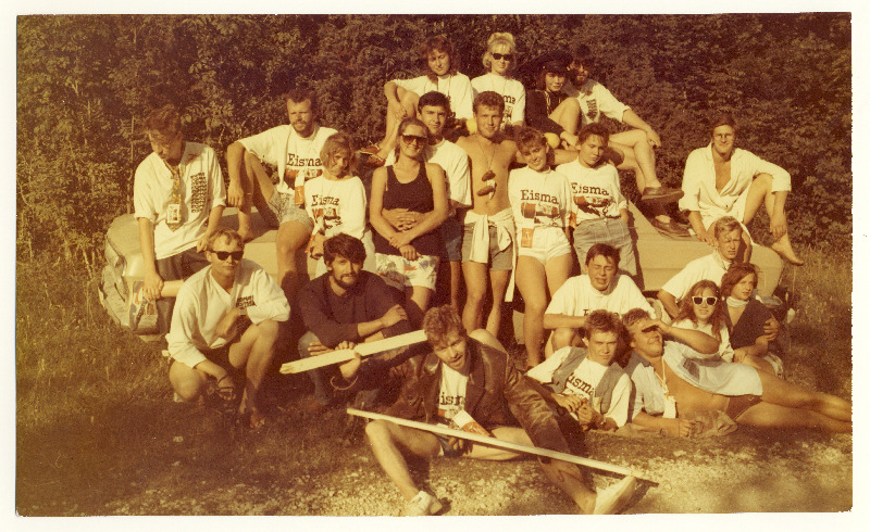 EÜE-90 Väinamere regiooni rühmade grupipildid. Eisma rühm