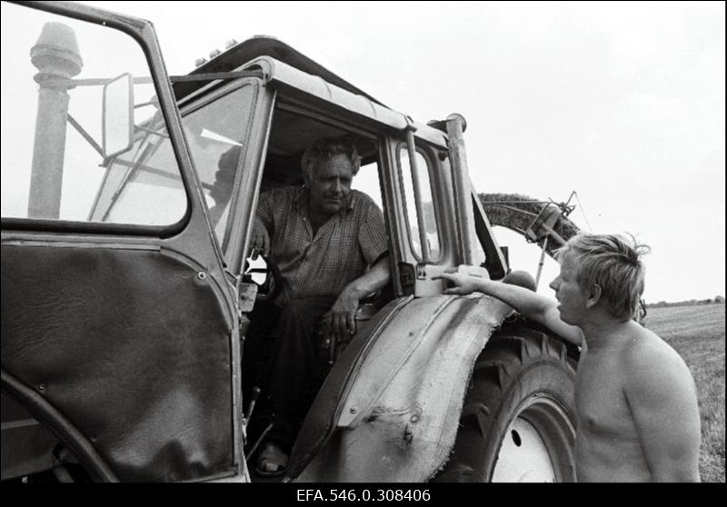 Haiba sovhoos. Haiba keskusehoone. Varbola.