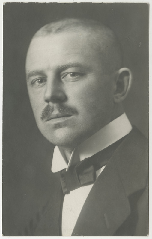 Johannes Bürger, riigitegelane, portreefoto