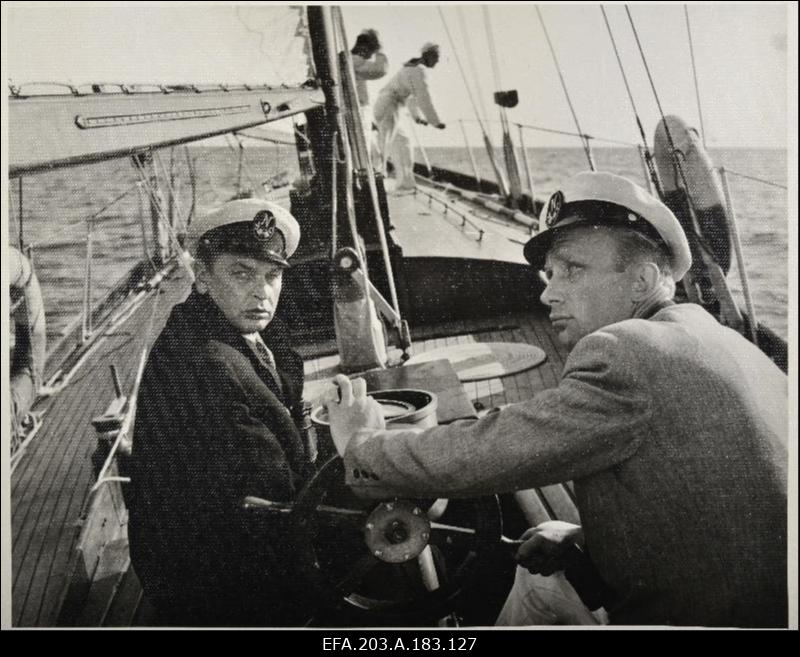 Kaader filmistuudio Tallinnfilm mängufilmist Jahid merel.