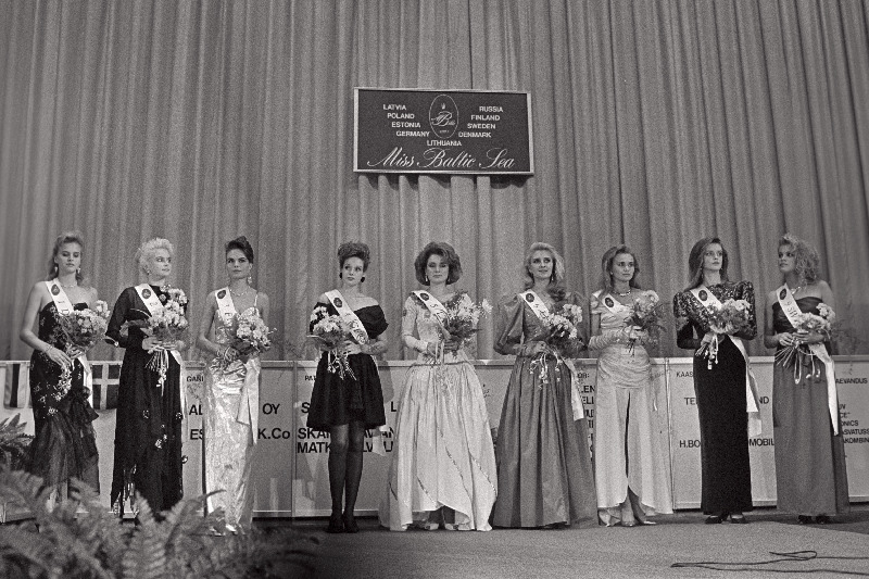 Missikandidaadid Miss Baltic Sea 1991 valimistel.