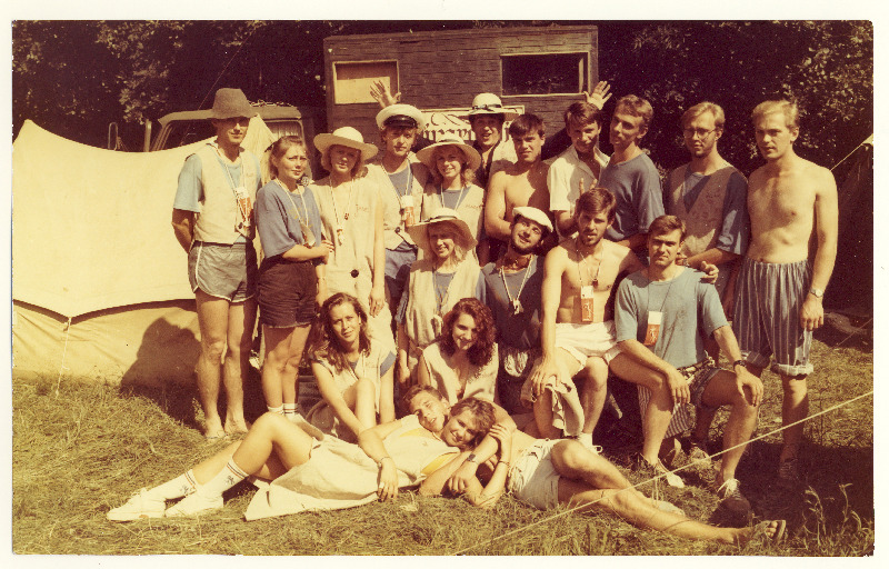 EÜE-90 Väinamere regiooni rühmade grupipildid. Pivarootsi rühm