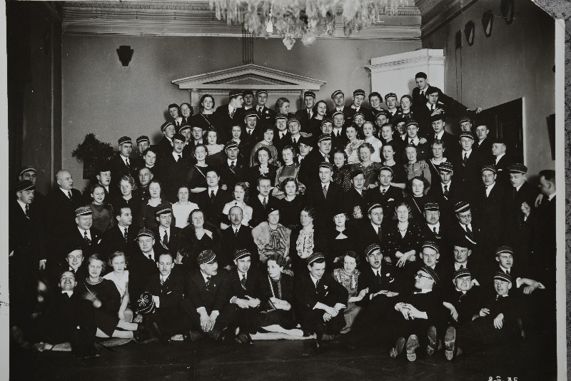 Korporatsioon Vironia külalisteõhtul osalejad.