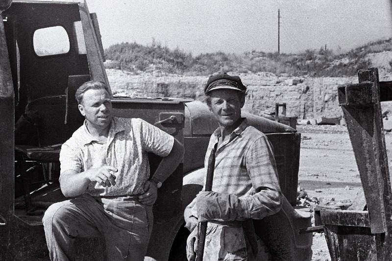 Väo karjääri töölised-veteranid Elmar Koht (paremal) ja Lembit Märks.