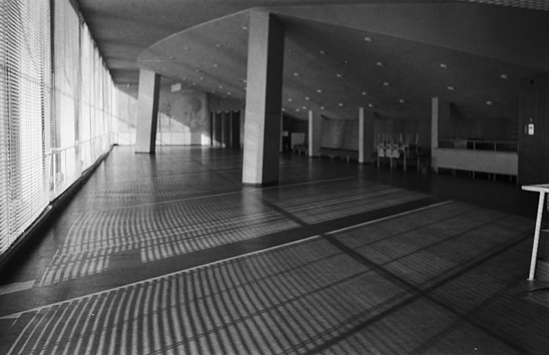Konserttitalon yläaula vuonna 1955; sisäkuva